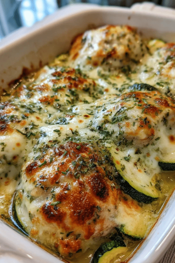 high-protein-easy-chicken-zucchini-bake-in-pan