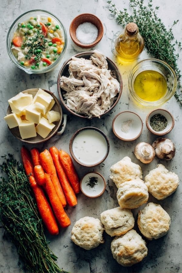 slow cooker chicken pot pie ingredients
