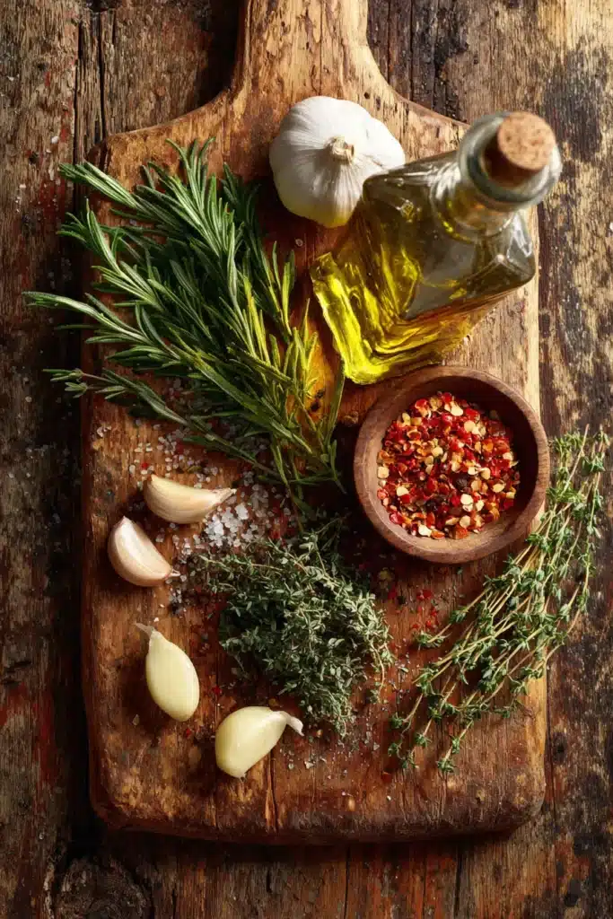 Ingredients For Classic Bread Dipping Oil