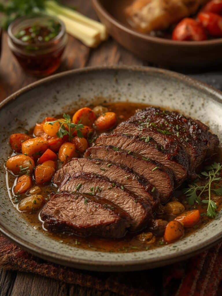 Beef Brisket Dinner for One
