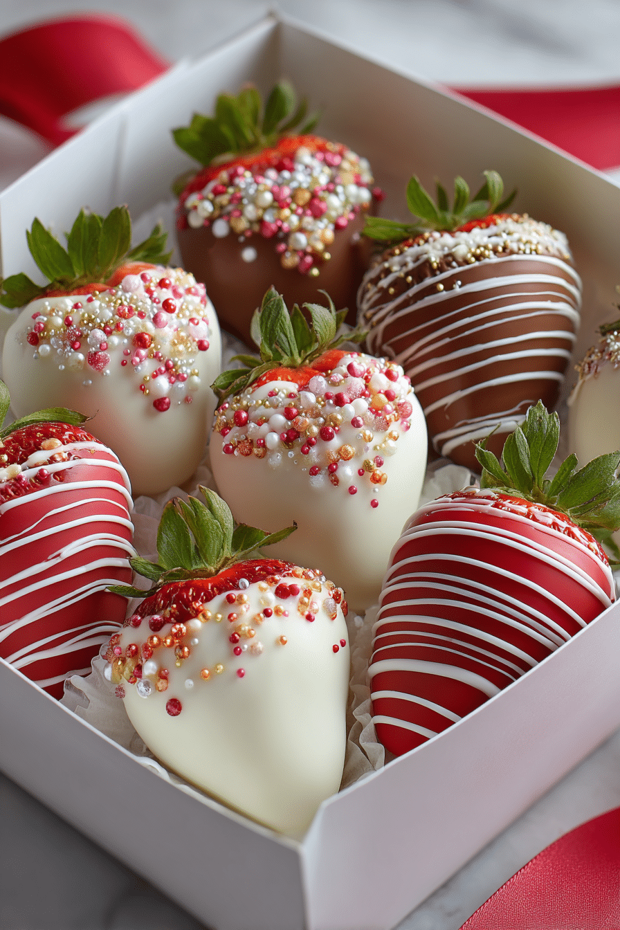 Valentine's Chocolate Covered Strawberries